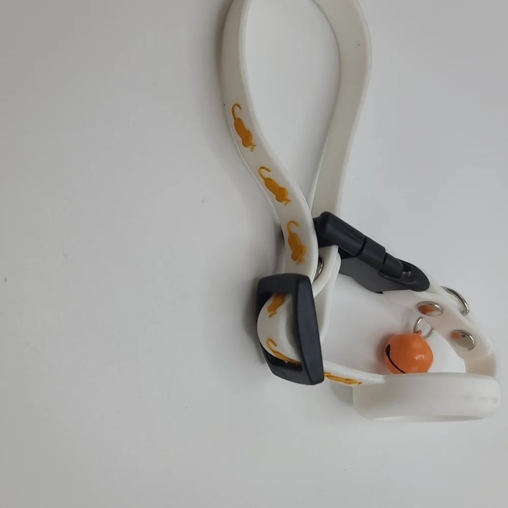 Air Tag Rubber Cat Collar With Bell